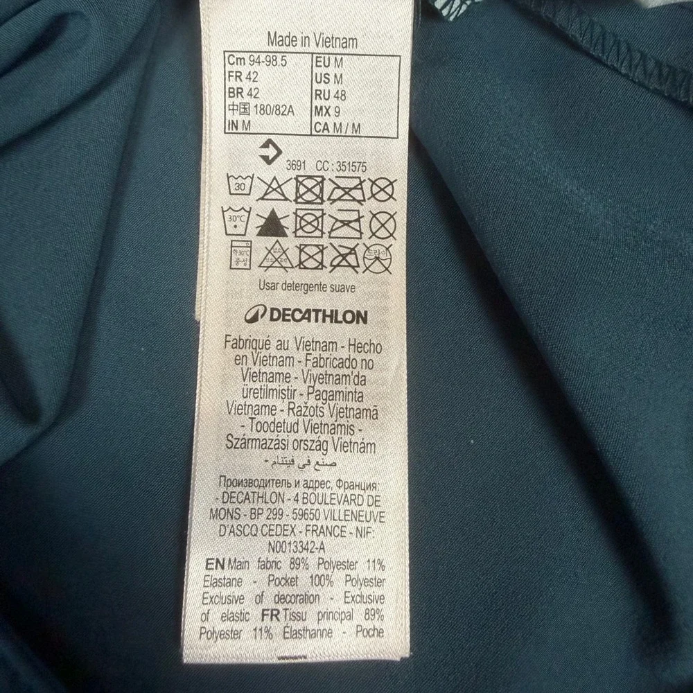 Decathlon Paris 2024 Olympic Boardshorts Turquoise Blue 32 Mens Swim Trunks SEO